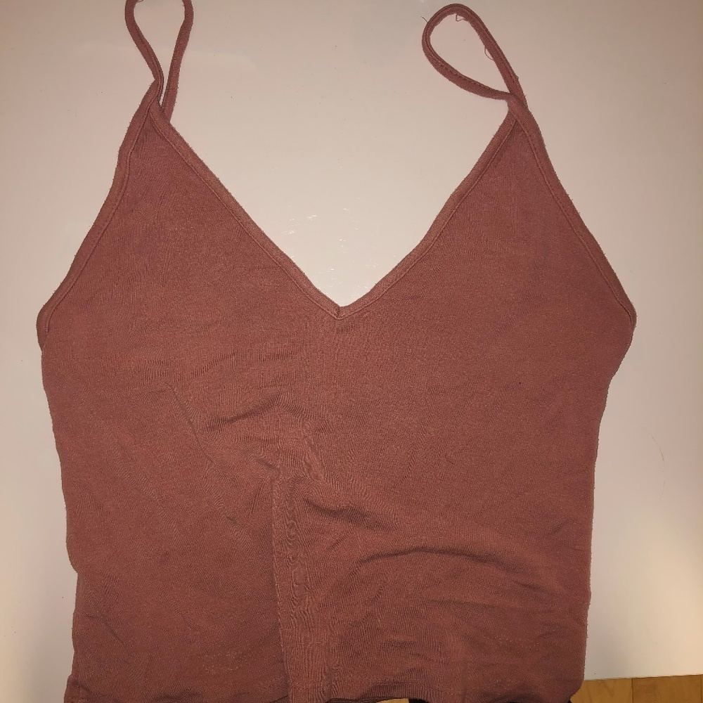 Brandy Melville dark pink Tank top